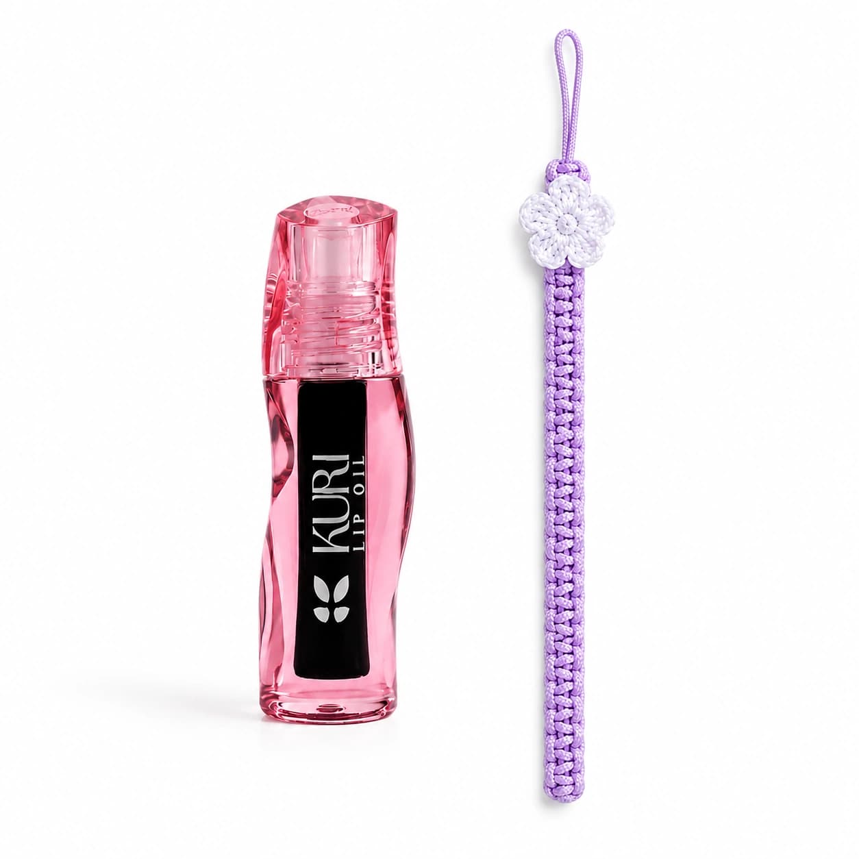 Kuri Blueberry Lip Oil + Kuri Crochet Phone Charm - Image 1